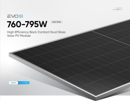 Солнечные панели SunEvo EVO B 760-795W High Efficiency Back Contact Dual Glass Solar PV Module