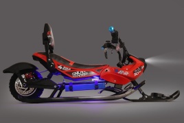 Электроснегокат Simply Go Race PRO Черно-красный