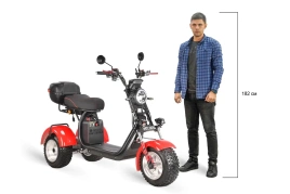 Электроскутер WHITE SIBERIA PRO MAX 3950W RED