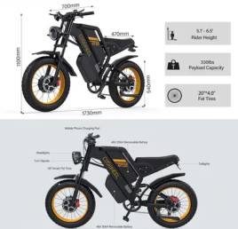 Электровелосипед Coswheel GT20 MAX DUAL