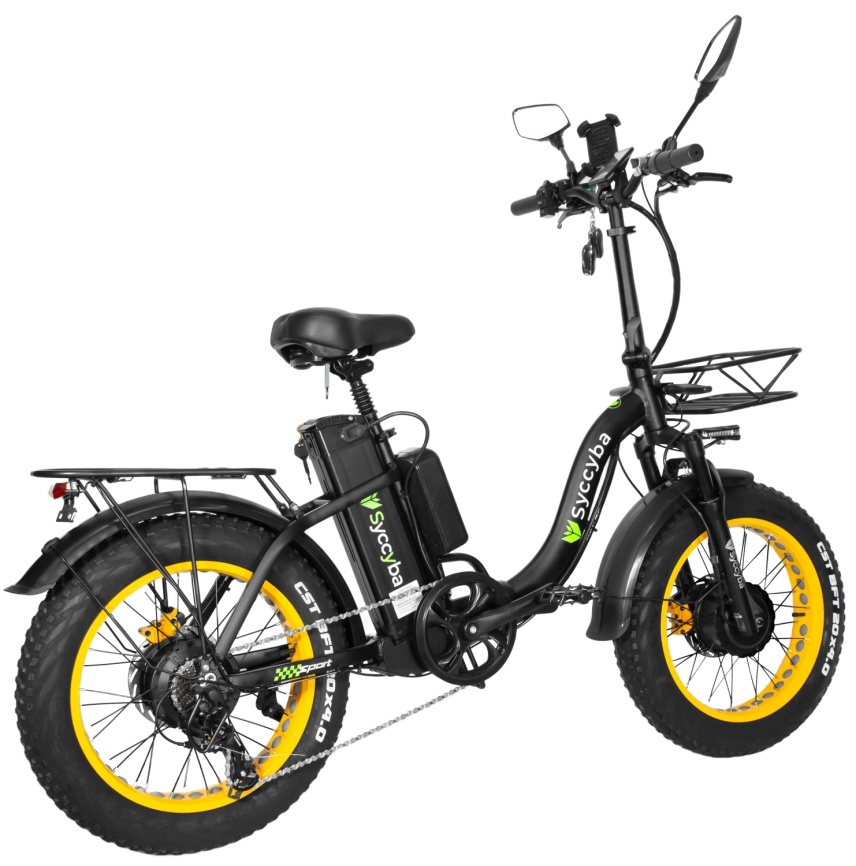 Электровелосипед SYCCYBA H2 DUAL YELLOW фото 5