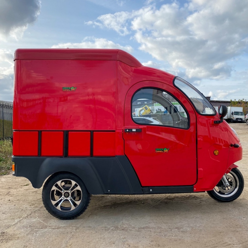 Трицикл грузовой GreenCamel Тендер E1200 (72V 2500W) кабина, BOX, понижающая фото 17