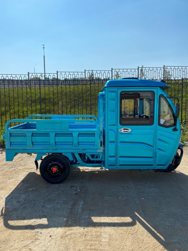 Трицикл грузовой GreenCamel Тендер D1500 (60V 1000W) кабина, понижающая фото 16