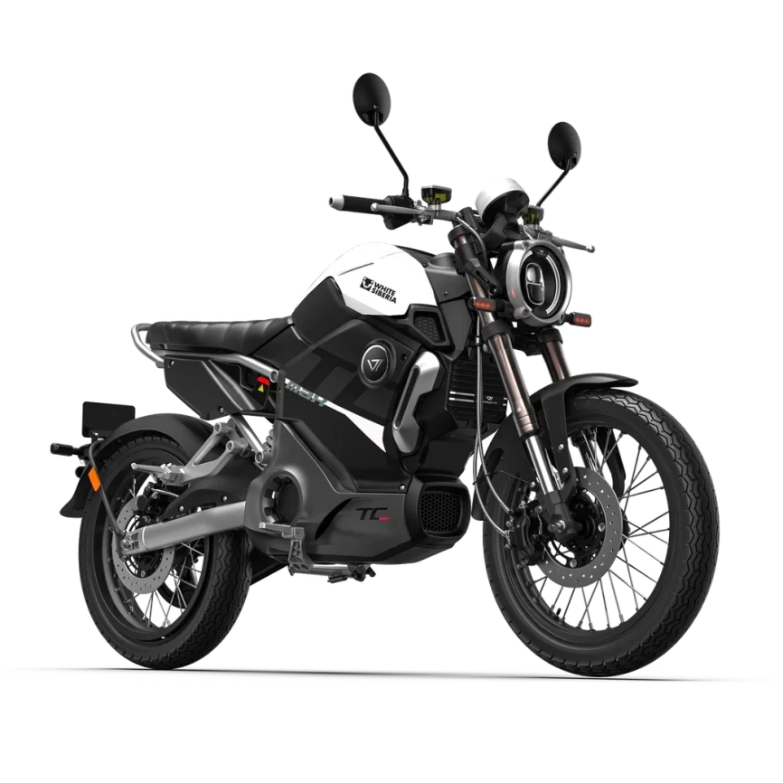 Электромотоцикл WHITE SIBERIA SUPER SOCO TC MAX (Белый) фото 2