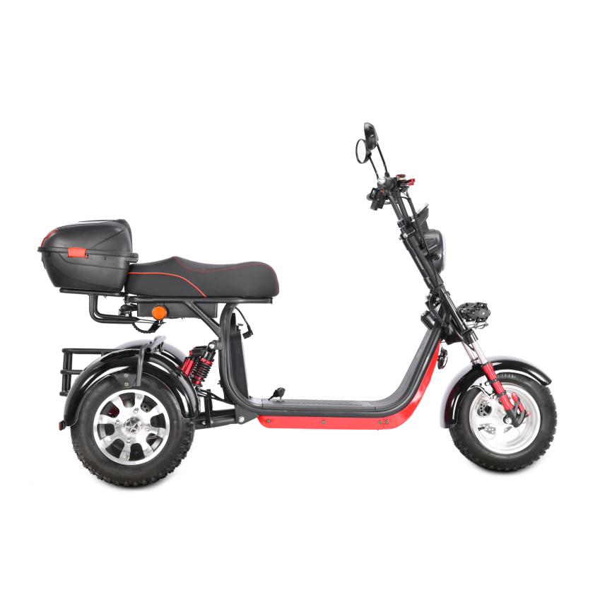 WHITE SIBERIA PRO TRIKE 3000W BLACK (колёса allroad) фото 6