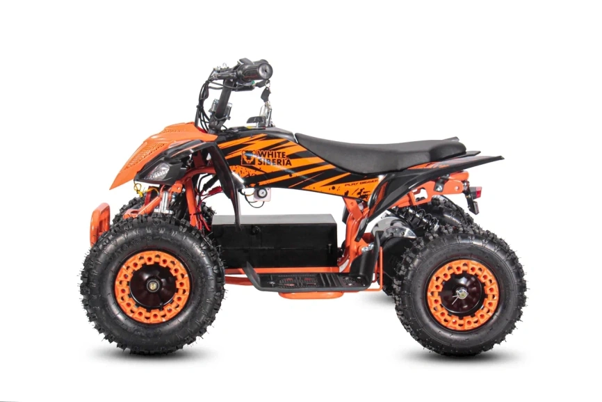 Детский Квадроцикл WHITE SIBERIA SNEG LETO R ORANGE фото 3