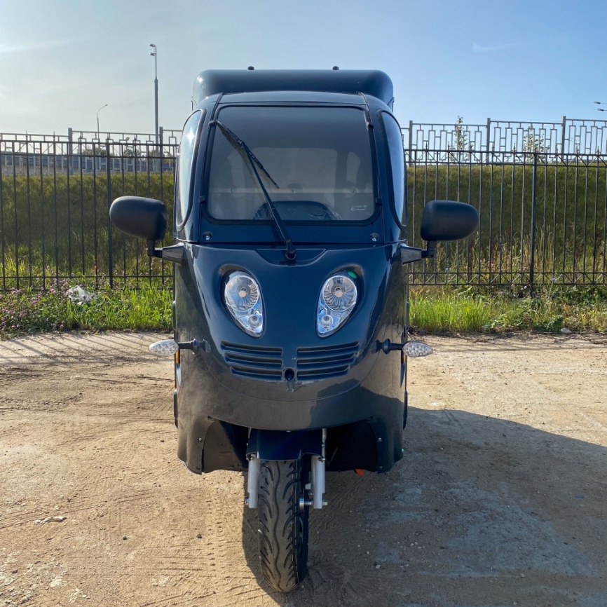 Трицикл грузовой GreenCamel Тендер E1200 (72V 2500W) кабина, BOX, понижающая фото 1