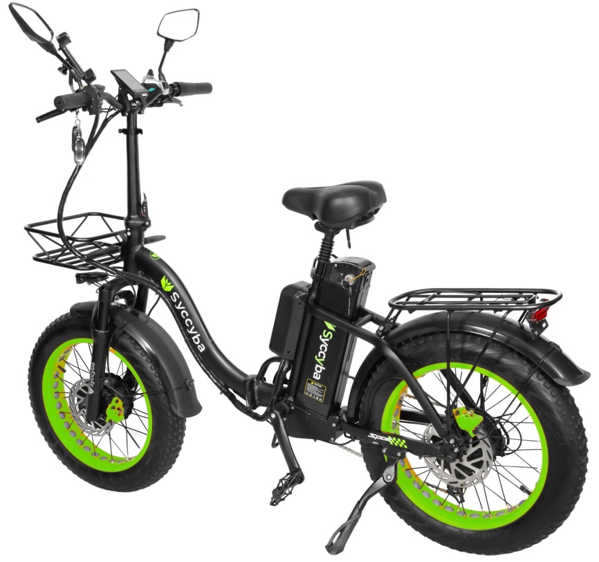 Электровелосипед SYCCYBA H2 DUAL GREEN фото 6