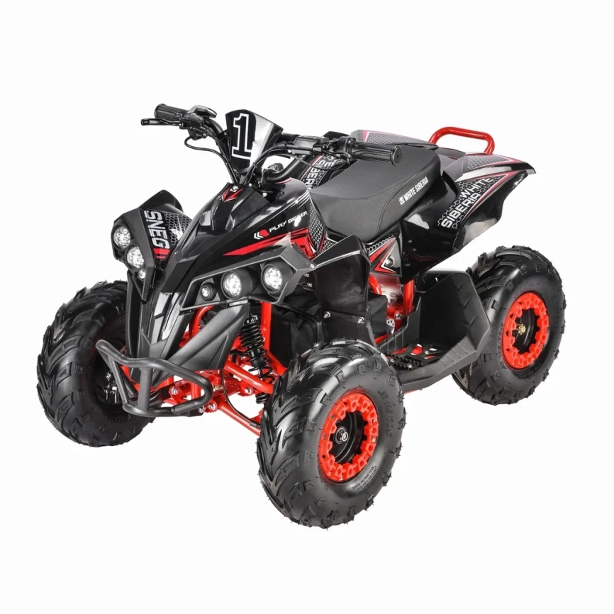 Детский электроквадроцикл WHITE SIBERIA SNEG R 1500W фото 2
