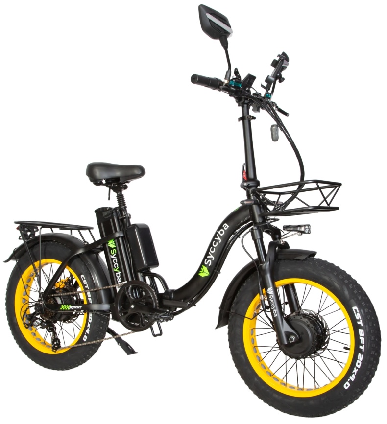 Электровелосипед SYCCYBA H2 DUAL YELLOW фото 4