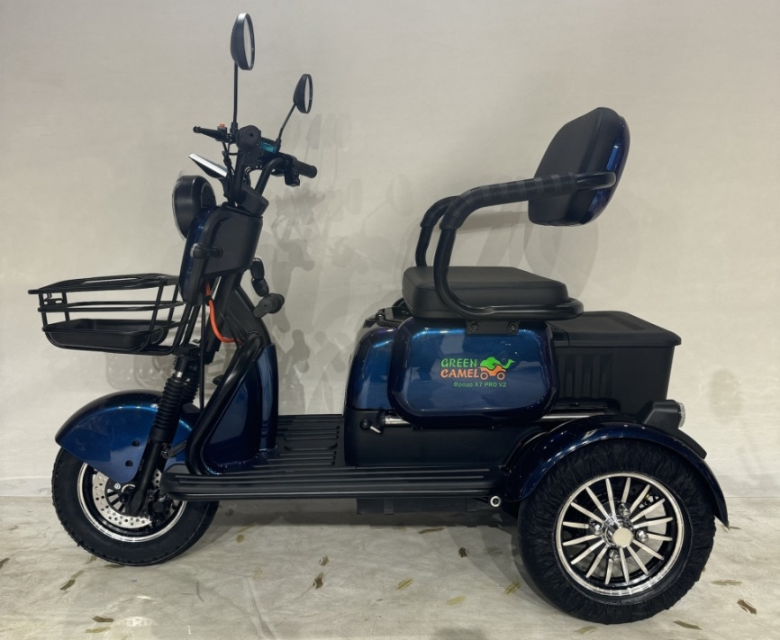 Трицикл GreenCamel Фродо X7 PRO V2 (60V20Ah 800W R10) дифференциал фото 4
