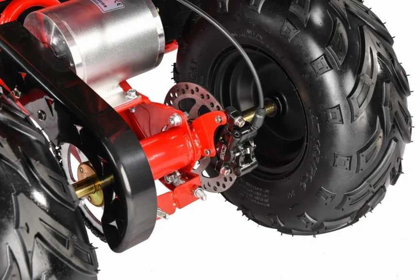 Детский электроквадроцикл WHITE SIBERIA SNEG R 1500W фото 19