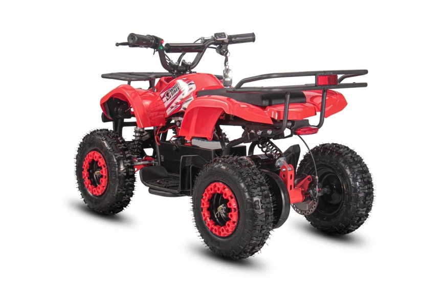 Детский электроквадроцикл WHITE SIBERIA SNEG MINI RED фото 8