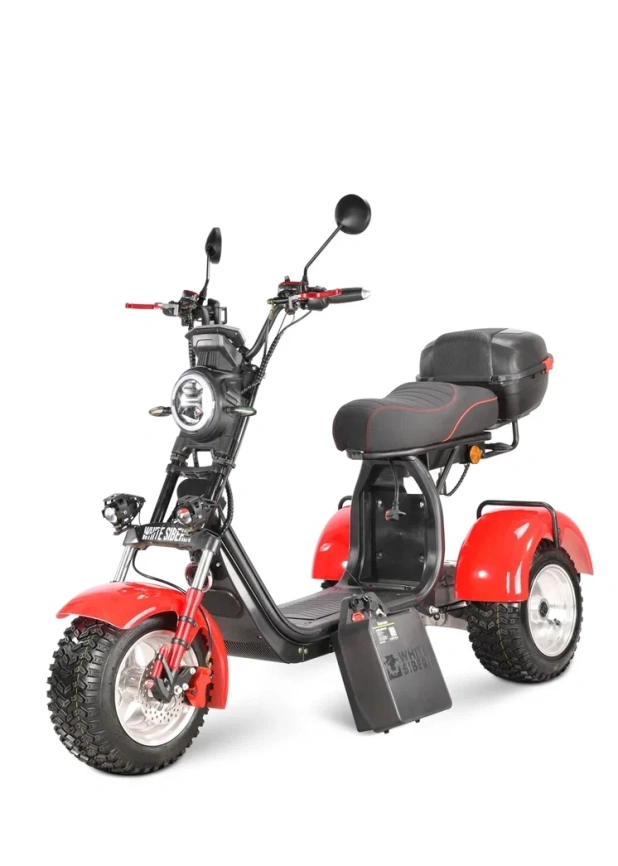 Электроскутер WHITE SIBERIA PRO MAX 3950W RED фото 26