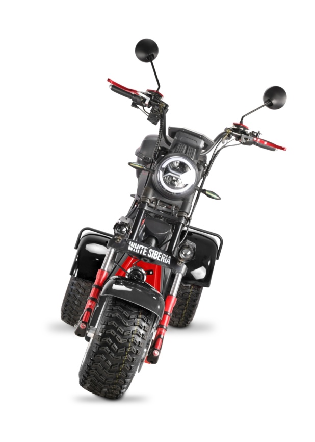 Электротрицикл WHITE SIBERIA IKRA 5000W BLACK фото 6