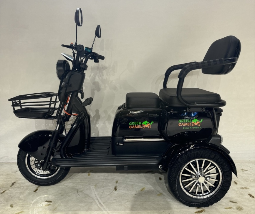 Трицикл GreenCamel Фродо X7 PRO V2 (60V20Ah 800W R10) дифференциал фото 8