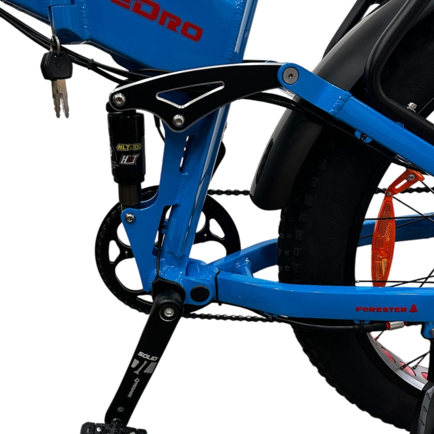 Электровелосипед eDro Forester Синий  фото 8