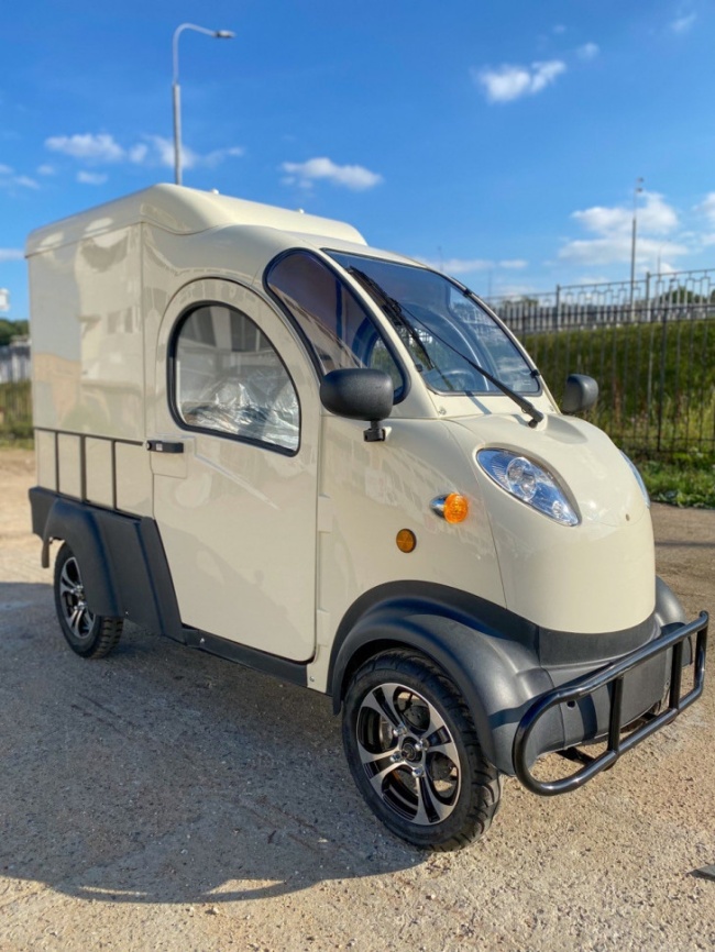 Квадрицикл грузовой GreenCamel Тендер X1200 Квадро (72V 2500W) кабина, BOX, понижающая фото 7