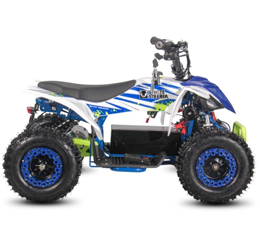  Детский Квадроцикл WHITE SIBERIA SNEG LETO R BLUE фото 4