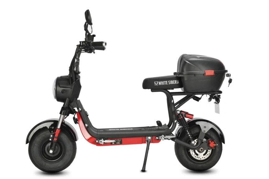 Электроскутер WHITE SIBERIA MINI R 3.0 BLACK 60V фото 3