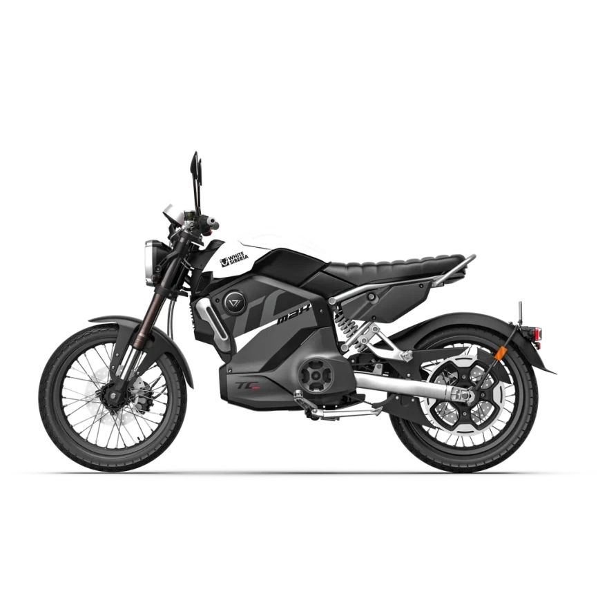 Электромотоцикл WHITE SIBERIA SUPER SOCO TC MAX (Белый) фото 4