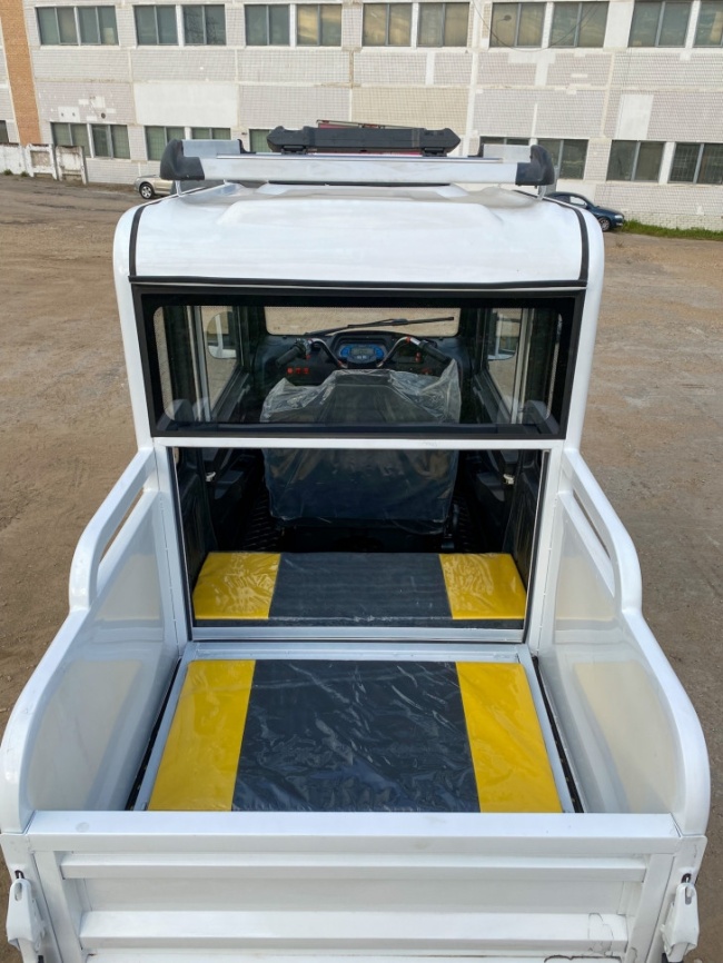 Трицикл GreenCamel Шторм Пикап (60V 1500W) кабина, кузов, понижающая фото 13