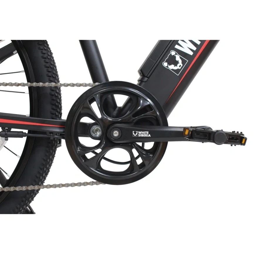 Электровелосипед WHITE SIBERIA CAMRY X Black Edition 500W фото 5