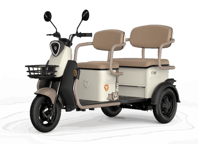 Электрический пассажирский трицикл YADEA C13E фото 1