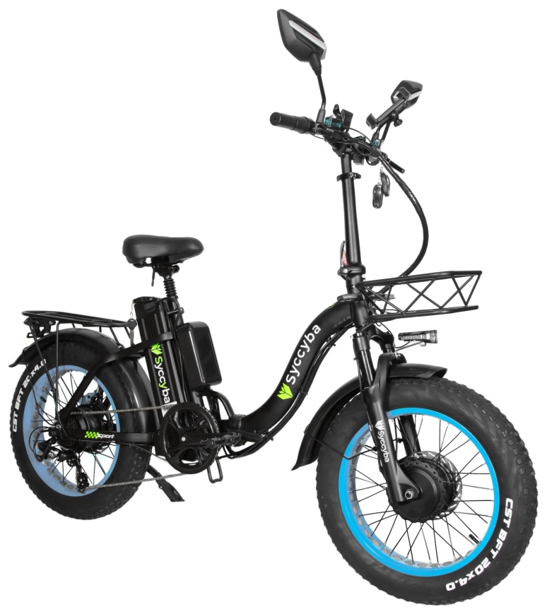Электровелосипед SYCCYBA H2 DUAL BLUE фото 6