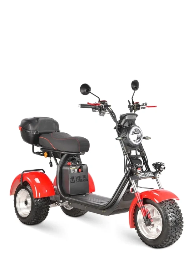 Электроскутер WHITE SIBERIA PRO MAX 3950W RED фото 22