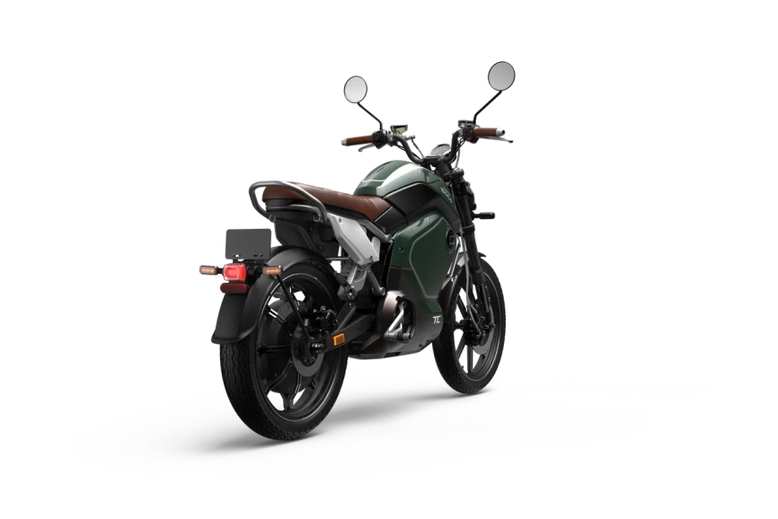 Электромотоцикл WHITE SIBERIA SUPER SOCO TC (Зеленый) фото 10