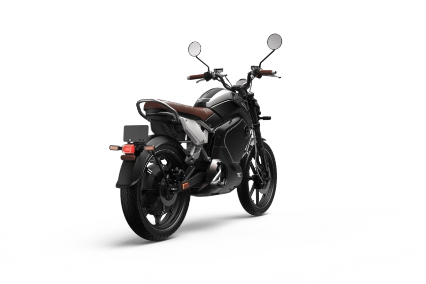 Электромотоцикл WHITE SIBERIA SUPER SOCO TC (Черный), фото 5