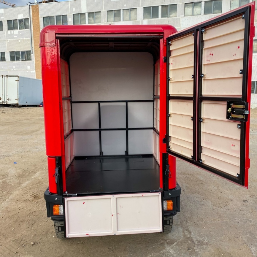Трицикл грузовой GreenCamel Тендер E1200 (72V 2500W) кабина, BOX, понижающая фото 19