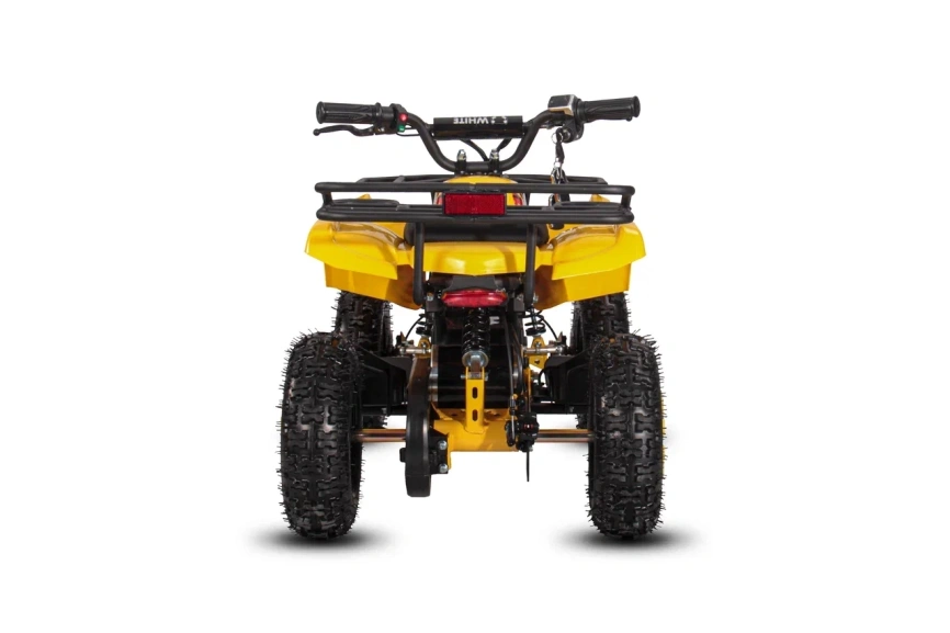 Детский электроквадроцикл WHITE SIBERIA SNEG MINI YELLOW фото 1