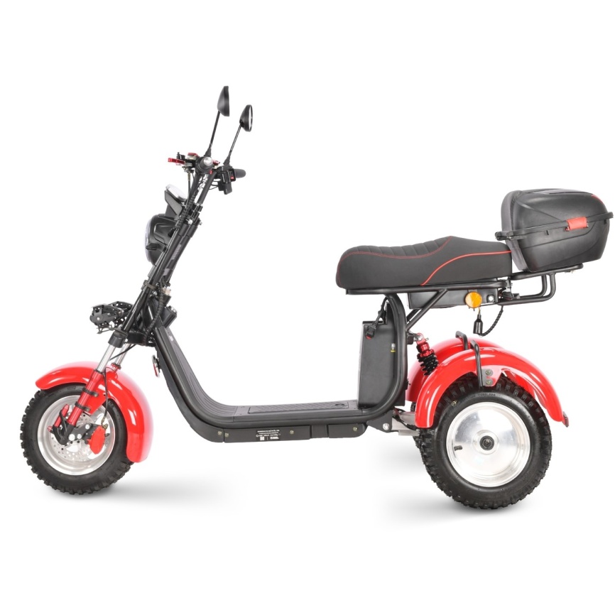 Электротрицикл WHITE SIBERIA IKRA 5000W Red фото 7