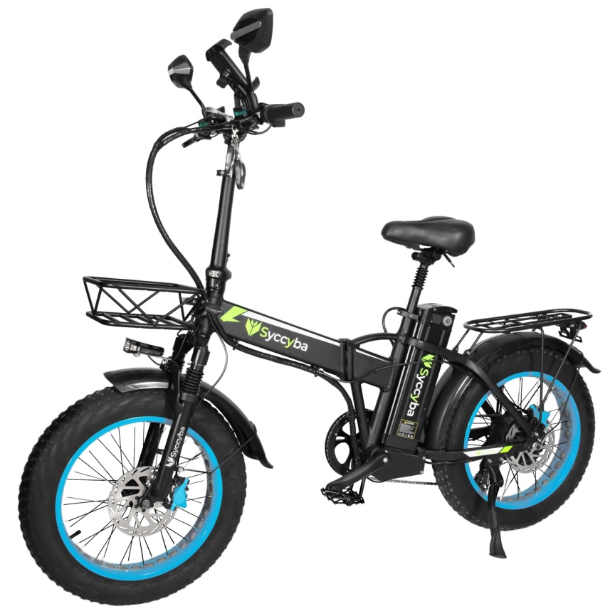 Электровелосипед SYCCYBA H1 BLUE фото 4