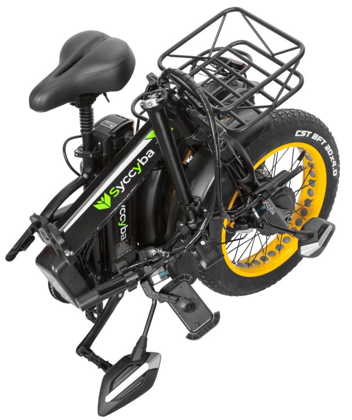 Электровелосипед SYCCYBA H1 DUAL YELLOW фото 9