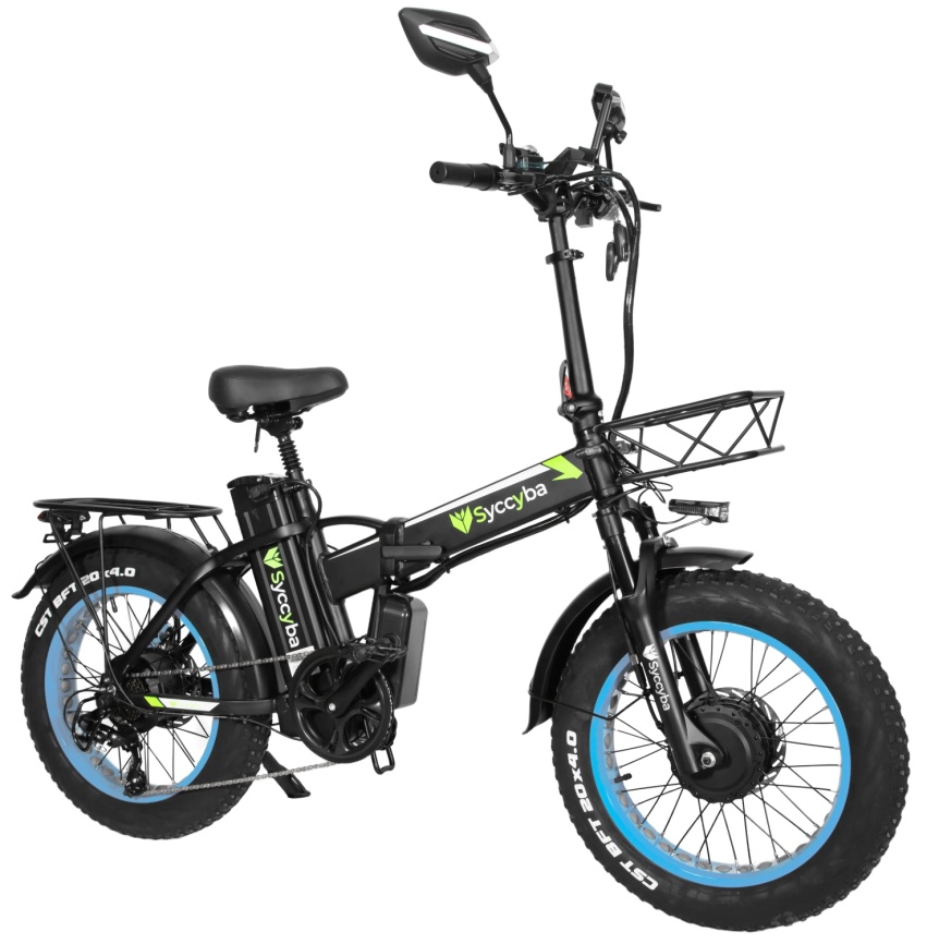 Электровелосипед SYCCYBA H1 DUAL BLUE фото 6