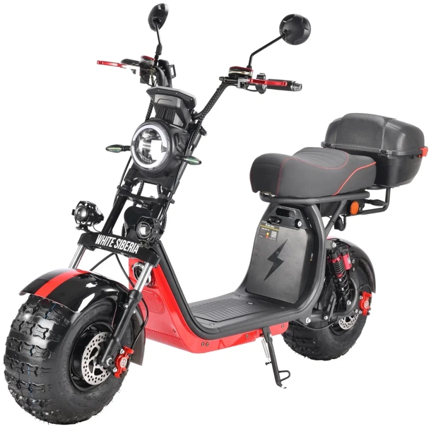 WHITE SIBERIA PRO 2WD 4000w черный с красной полосой фото 6