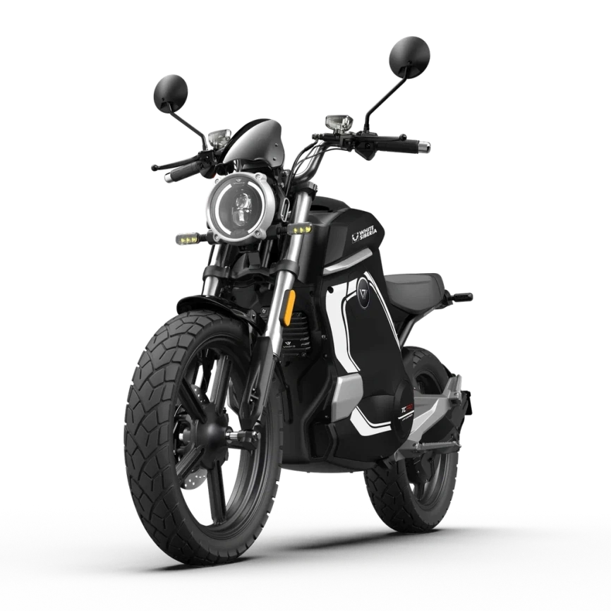 Электромотоцикл WHITE SIBERIA SUPER SOCO WANDERER PRO (Черный) фото 1