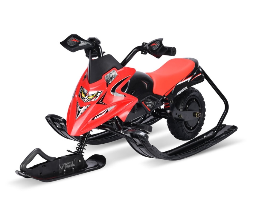 Электроснегокат WHITE SIBERIA BELEK 800W красный фото 1