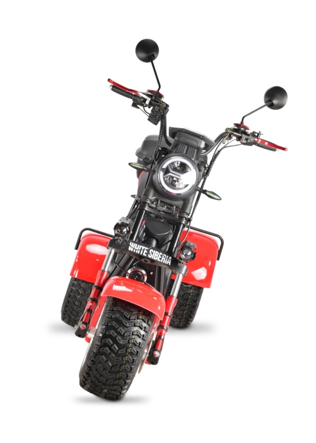 Электротрицикл WHITE SIBERIA IKRA 5000W Red фото 2