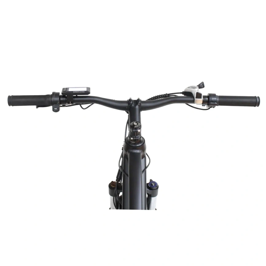 Электровелосипед WHITE SIBERIA CAMRY X Black Edition 500W фото 12