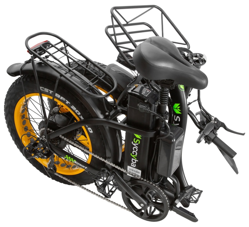 Электровелосипед SYCCYBA H2 DUAL YELLOW фото 9