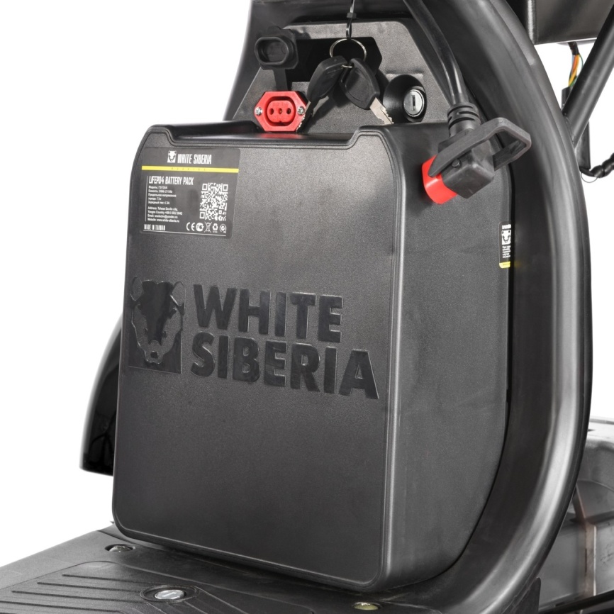 Электротрицикл WHITE SIBERIA IKRA 5000W BLACK фото 29