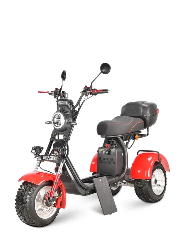 Электроскутер WHITE SIBERIA PRO MAX 3950W RED фото 25