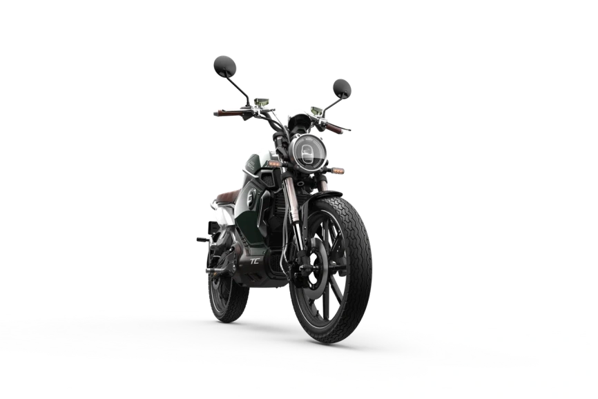 Электромотоцикл WHITE SIBERIA SUPER SOCO TC (Зеленый) фото 12