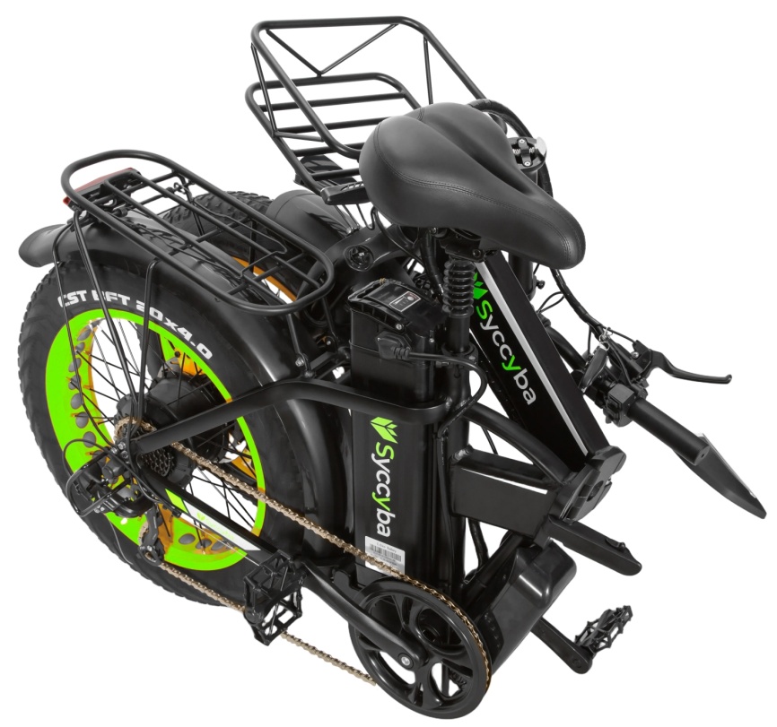 Электровелосипед SYCCYBA H1 DUAL GREEN фото 10