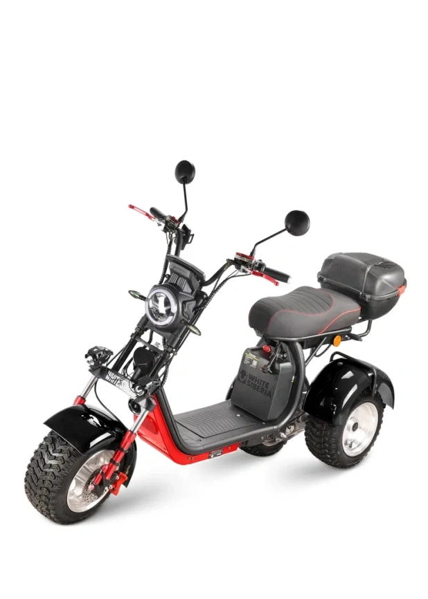 Электроскутер WHITE SIBERIA PRO MAX 3950W BLACK фото 7