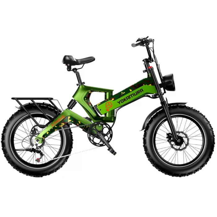 Электровелосипед Yokamura Apache Military Green фото 1